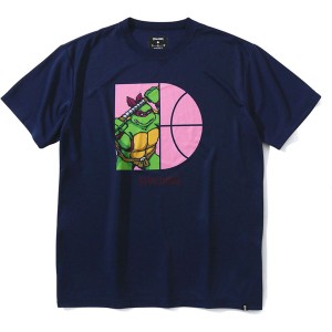 SPALDING スポルディング Tシャツ タートルズ ゲーミング キャラクターズ バスケット Tシャツ SMT23025T-5400