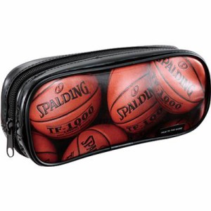 SPALDING スポルディング プリントペンケース オレンジ SPF130D