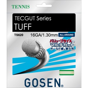 GOSEN ゴーセン テックガット タフ 16 ホワイト テニス ガット TS620W