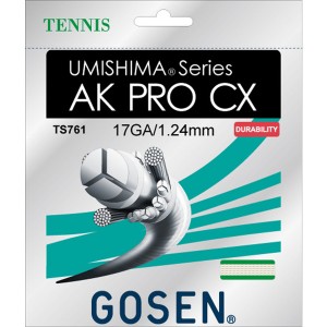 18SS GOSEN ゴーセン ウミシマ AK プロ CX 17 テニス ガット TS761NA「RS2312」