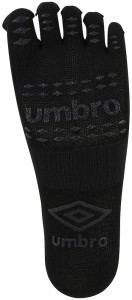 UMBRO アンブロ 男女兼用・ジュニア サッカー・フットサルソックス FG5フィンガーミドルソックス UAS8622-BLK