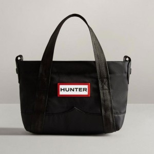 ハンター HUNTER ナイロン ミニ トップ クリップ トート バッグ レディース UBS1203KBM-BLK