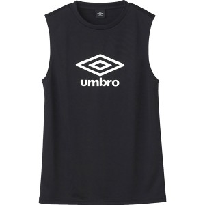 UMBRO アンブロ ノースリーブプラシャツ サッカー Tシャツ UUUXJA66-BLK