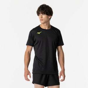 MIZUNO ミズノ Basicプラシャツ 半袖 バレーボール ユニセックス バレーボール プラクティスシャツ 練習着 V2MAB23094