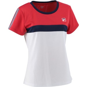 FILA フィラ ゲームシャツ テニス VL7506-11 レディース 半袖