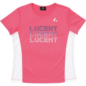 LUCENT ルーセント Ladies Tシャツ ピンク テニス Tシャツ XLH2331 レディース 半袖