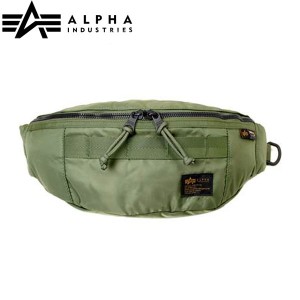 アルファインダストリー ALPHA INDUSTRIES TZ1082 WAIST BAG ウエストバッグ ボディバッグ ショルダーバッグ 6600750