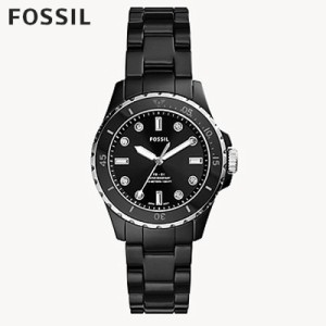 フォッシル FOSSIL 腕時計 FB-01 三針 ブラック セラミックウォッチ CE1108 レディース アナログ 正規品