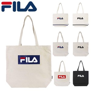 FILA フィラ 帆布 キャンバス トートバッグ 肩掛け サブバッグ エコバッグ FL-0013