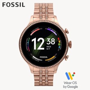 フォッシル FOSSIL 腕時計 ローズゴールドトーン ステンレススチール ジェネレーション6 スマートウォッチ FTW6077 レディース 正規品