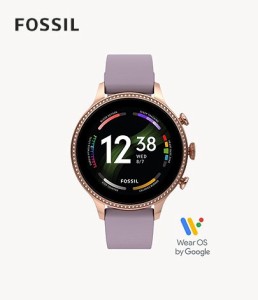 フォッシル FOSSIL 腕時計 パープルシリコン ジェネレーション6 スマートウォッチ FTW6080 レディース 正規品