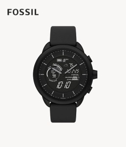 フォッシル FOSSIL 腕時計 ブラックシリコン Gen 6 Wellness Edition ハイブリッドスマートウォッチ FTW7080 メンズ レディース 正規品