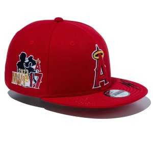 ニューエラ NEW ERA Youth 9FIFTY 大谷翔平 2023年 ホームラン王 MVP受賞記念 ロサンゼルス・エンゼルス スカーレット 帽子 14339768 キ