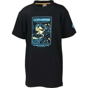 返品交換不可 在庫一掃セール CONVERSE コンバース Jr.プリントTシャツ バスケットボール Tシャツ JR CB441353-1922 ジュニア ボーイズ 