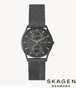 スカーゲン SKAGEN 腕時計 Holst Chronograph マルチファンクション チャコールスチールメッシュウォッチ SKW6180 メンズ アナログ 北欧 