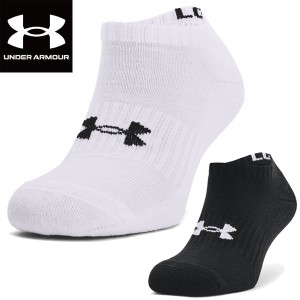 アンダーアーマー UNDER ARMOUR UAコア ノーショー ソックス 3足セット トレーニング UNISEX 1363241 靴下 ソックス 3足セット