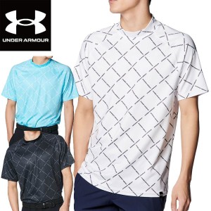 アンダーアーマー UNDER ARMOUR UAプレーオフ ショートスリーブ モックネック シャツ 半袖 ゴルフ 1384831 メンズ