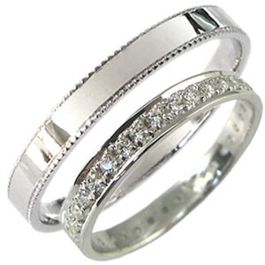K10ゴールド・ペアリング・ダイヤモンド・結婚指輪・マリッジリング