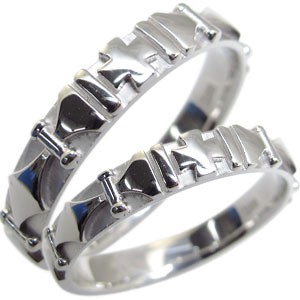 マリッジリング・K18・クロス・リング・ペアリング・結婚指輪