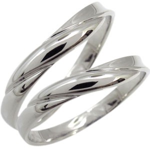 ペアリング プラチナ 2本セット マリッジリング 結婚指輪 シンプル