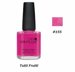 CND VINYLUX バイナラクス カラーポリッシュ Tutti Frutti 155 ウィークリーポリッシュ 15ml CND 速乾性 マニキュア ウィークリー セルフ