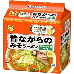 東洋水産 マルちゃん 昔ながらのみそラーメン（袋） 5食×6入