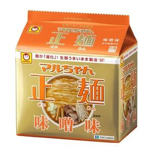 東洋水産 マルちゃん 正麺 味噌味（袋5食） 5食×6入