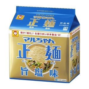 東洋水産 マルちゃん 正麺 旨塩味（袋5食） 5食×6入