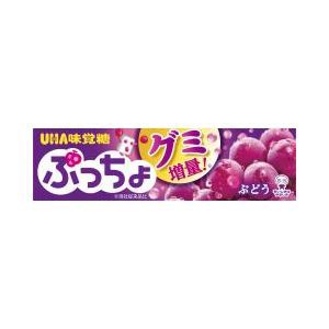 UHA味覚糖 ぷっちょ ぶどうスティック 10粒×10入