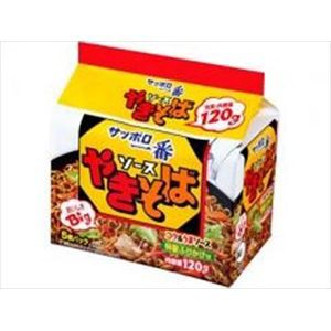 サンヨー食品 サッポロ一番 ソースやきそば 5食×6入