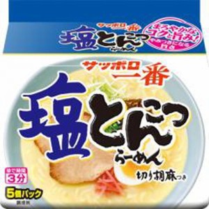 サンヨー食品 サッポロ一番 塩とんこつらーめん 5食×6入