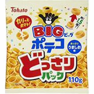 東ハト どっさりパック ポテコ うましお味 110g×10入