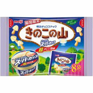 明治 きのこの山 エッセルスーパーカップ超バニラ味 8袋×18袋