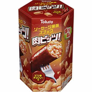 東ハト 肉ビッツ ピリ辛チョリソー味 38g×6個