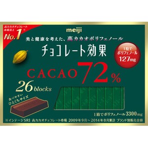 明治 チョコレート効果カカオ72％ 26枚×6入