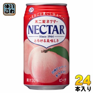 伊藤園 不二家 ネクター ピーチ 350g 缶 24本入 果汁飲料 NECTAR 桃