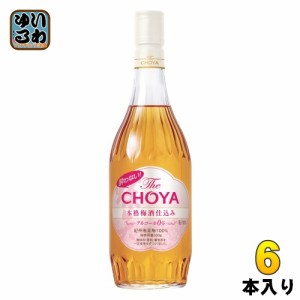 チョーヤ THE CHOYA 酔わない 本格梅酒仕込み 700ml 瓶 6本入 ザ チョーヤ ノンアルコール 無炭酸