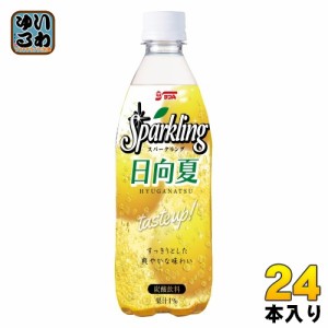 サンA スパークリング 日向夏 500ml ペットボトル 24本入 果汁飲料 炭酸飲料