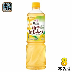 ミツカン フルーティス りんご酢 柚子はちみつ 業務用 6倍濃縮タイプ 1000ml ペットボトル 8本 (1本入×8 まとめ買い) 酢飲料 希釈用 り