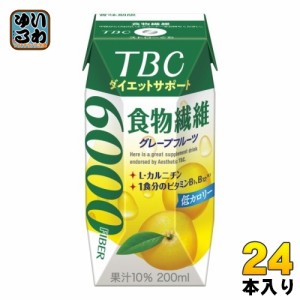 森永乳業 TBC ダイエットサポート 食物繊維 グレープフルーツ 200ml 紙パック 24本入