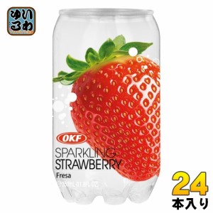 OKF クリアスパークリング いちご 350ml クリア缶 24本入