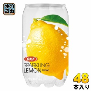 OKF クリアスパークリング レモン 350ml クリア缶 48本 (24本入×2 まとめ買い)