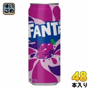 コカ・コーラ ファンタ グレープ 500ml 缶 48本 (24本入×2 まとめ買い) 炭酸飲料 タンサン ジュース