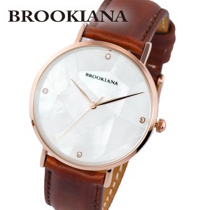 ブルッキアーナ BROOKIANA ROUND SLIM PEARL メンズ 時計 腕時計 クオーツ BA3101-RPWLBR