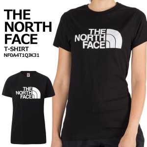 THENORTHFACE ノースフェイス トップス クルーネック Tシャツ ブラック レディース ビックロゴ NF0A4T1QJK31