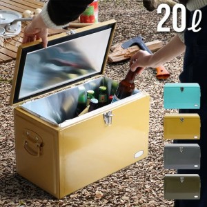 ディテール メタル クーラー ボックス 20L DETAIL Metal Cooler Box クーラーボックス 小型 保冷 ソロキャンプ レトロ おしゃれ 釣り ア