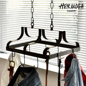 【14時迄のご注文は当日発送★送料無料】ハモサ ループ ハンガー スクエア HERMOSA LOOP HANGER SQUARE [収納家具 ハンガーラック エアプ
