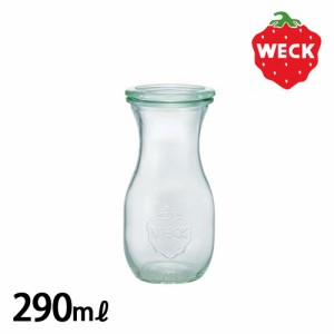 【12時迄のご注文は当日発送】 ウェック ジュース ジャー WE-763 [ 290ml ] WECK JUICE JAR 本体＋フタ [保存容器 ガラス瓶 密封ビン ジ