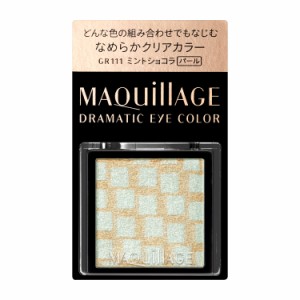 【定形外郵便120円】資生堂 マキアージュ ドラマティックアイカラー（パウダー）1g GR111 ミントショコラ（パール）アイシャドウ ポイン