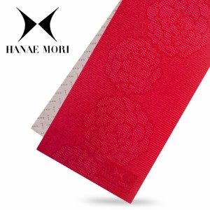 ＼送料無料／ 「HANAE MORI/森英恵」ブランド 半巾帯 お洒落なレトロ 浴衣帯 小袋 リバーシブル 着物 浴衣 ハイクラス  【赤 ピンク 牡丹